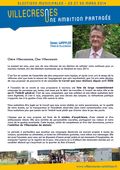 Lettre de candidature de Daniel WAPPLER pour les élections municipales de Villecresnes de 2014