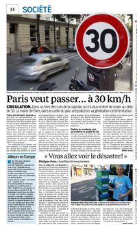 Parisien 20 mai 2014- 30kmh