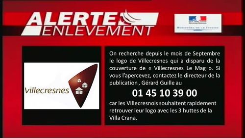 Alerte enlèvement logo